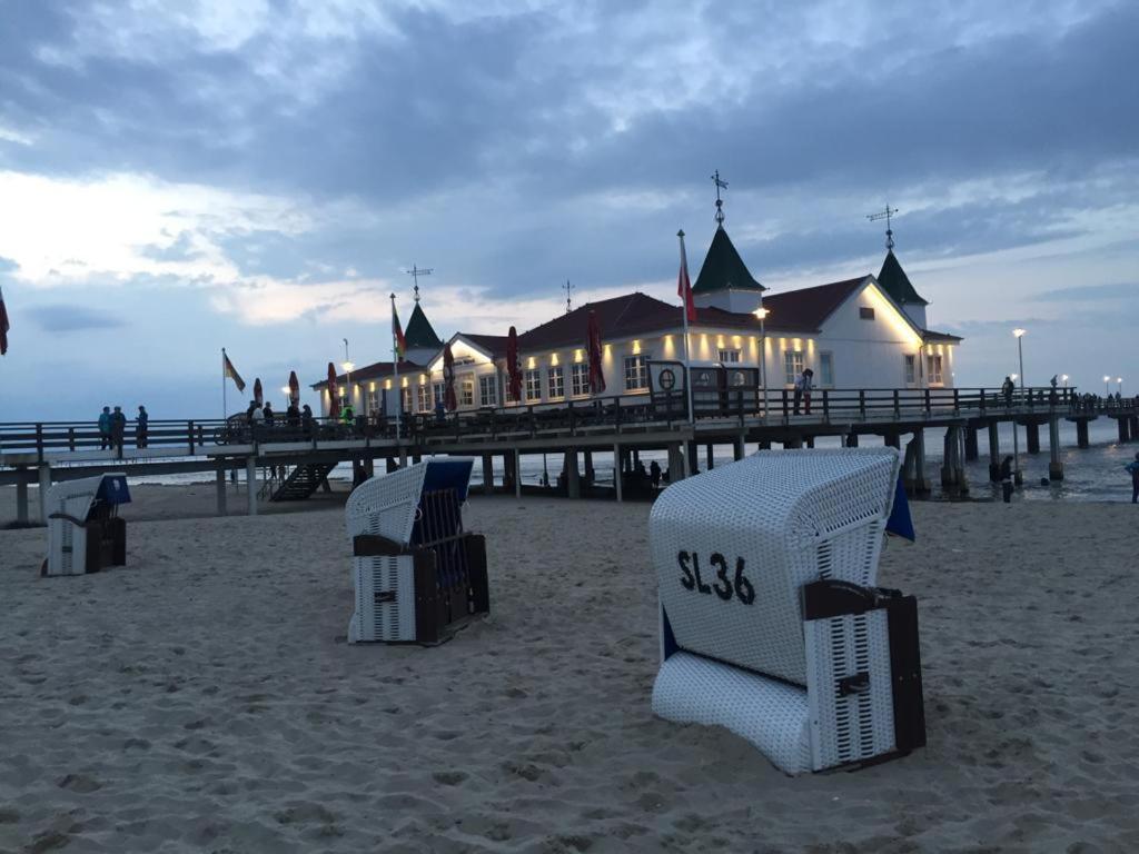 Ferienwohnung Seeblick - Insel Usedom Balm Esterno foto